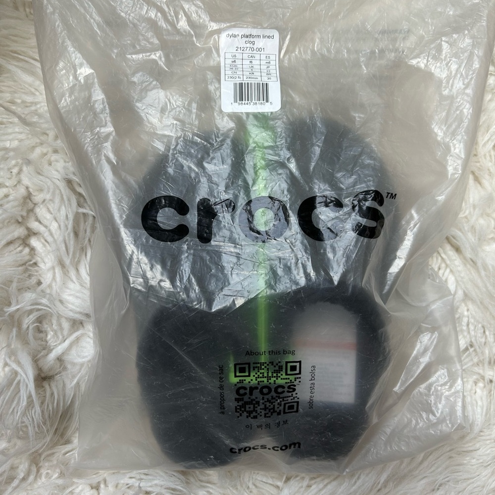 Dylan Platform Lined Clogs -Black NWT - image 7